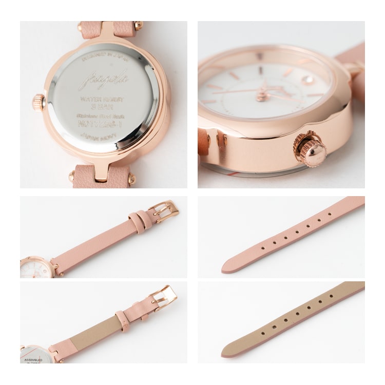 腕時計 レディース 防水 ブランド かわいい おしゃれ 大人 花 フラワー ニュアンスカラー ベルト フェイクシェル 文字盤 仕事 学生 受験 20代 30代 40代 女性 プレゼント ギフト 見やすい 日本製ムーブメント 1年間のメーカー保証付