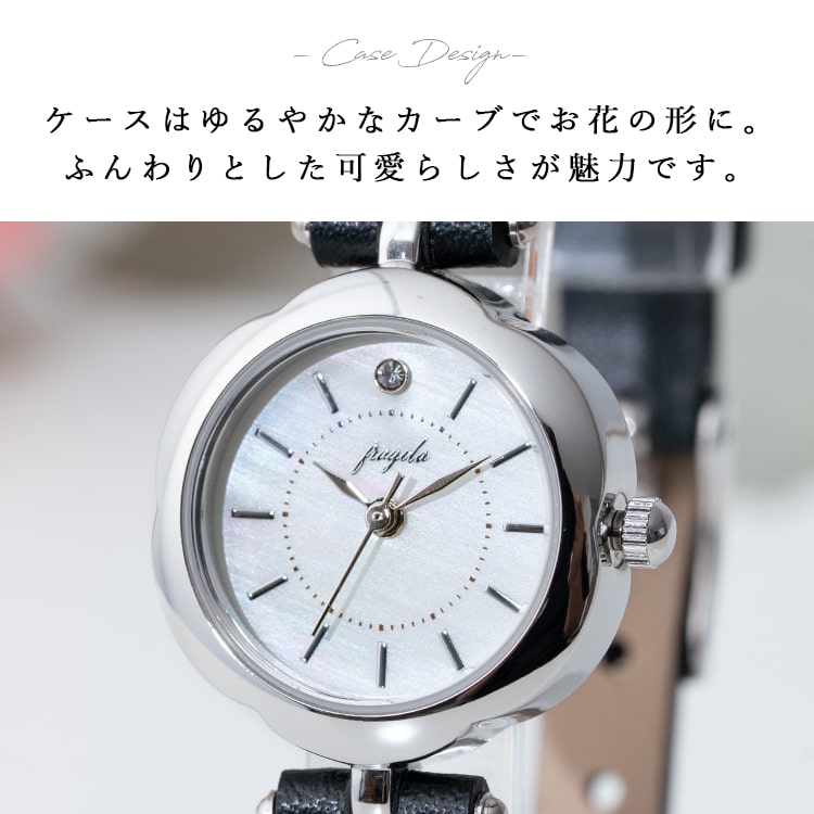 腕時計 レディース 防水 ブランド かわいい おしゃれ 大人 花 フラワー ニュアンスカラー ベルト フェイクシェル 文字盤 仕事 学生 受験 20代 30代 40代 女性 プレゼント ギフト 見やすい 日本製ムーブメント 1年間のメーカー保証付