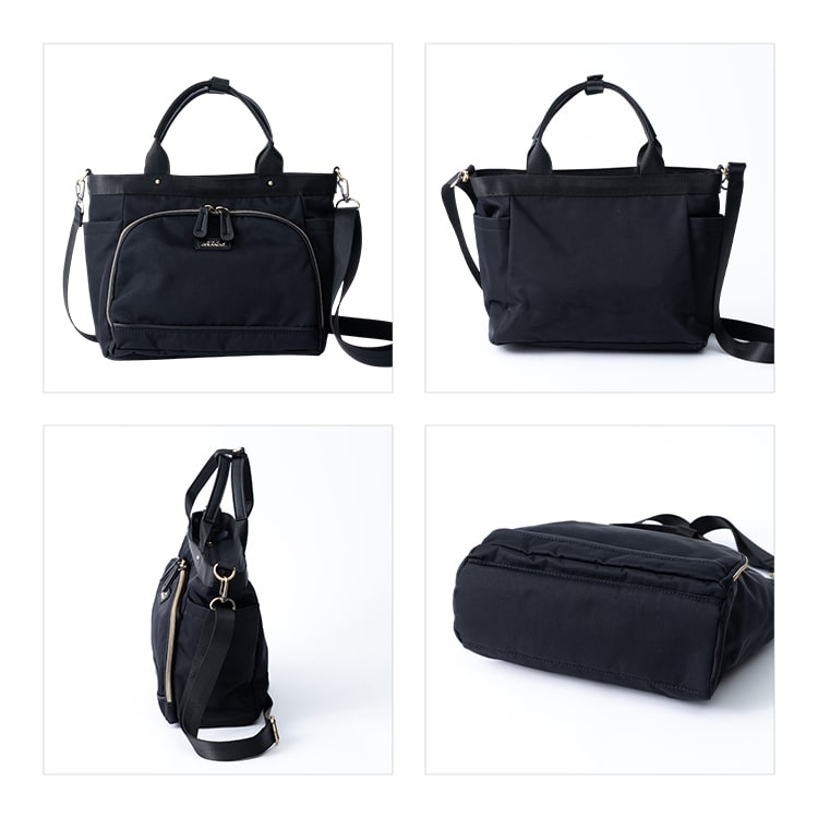 ショルダーバッグ レディース アネロ anello GRANDE ブランド 2way トートバッグ 撥水 軽量 8ポケット 多機能 b5 ペットボトル お財布バッグ かわいい おしゃれ 大人 きれいめ 自立 通勤 通学 ビジネス 旅行 ファスナー付き プレゼント ギフト