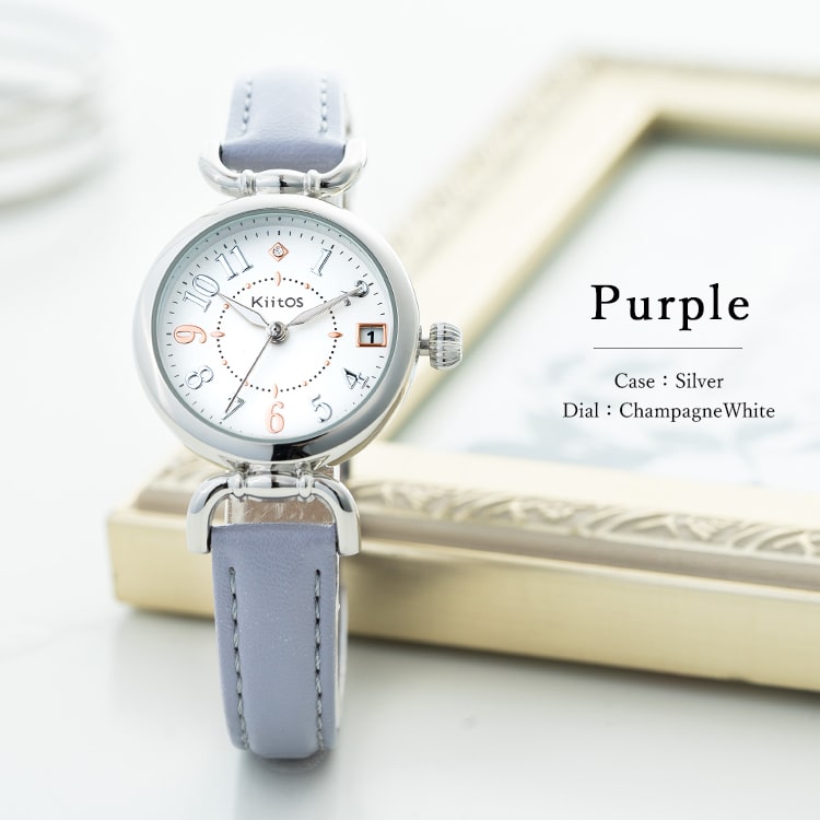 腕時計 レディース 日付表示付き 名入れ対応 カレンダー 金属アレルギー ニッケルフリー シンプルウォッチ かわいい おしゃれ 大人 細ベルト ブランド Kiitos カジュアル 30代 綺麗 見やすい 仕事 学生 プレゼント ギフト 1年間のメーカー保証付