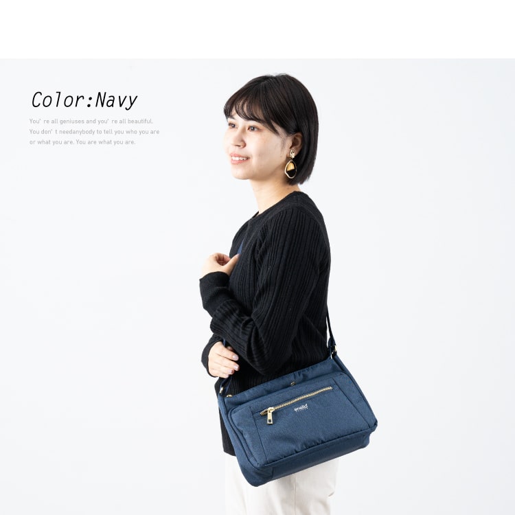 anello ショルダーバッグ レディース 斜め掛け 大人 2way ブランド 正規品 軽量 10ポケット 撥水加工 両面撥水 多機能 お財布ショルダー プレゼント ギフト 旅行 通勤 通学 メール便送料無料