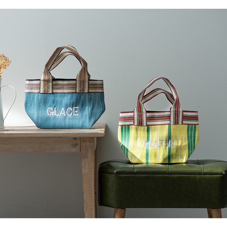 JABS × Lightning チェーン刺繍ロゴ ミニトートバッグ JABS キャンバススモールトート（特製キーリング付き）