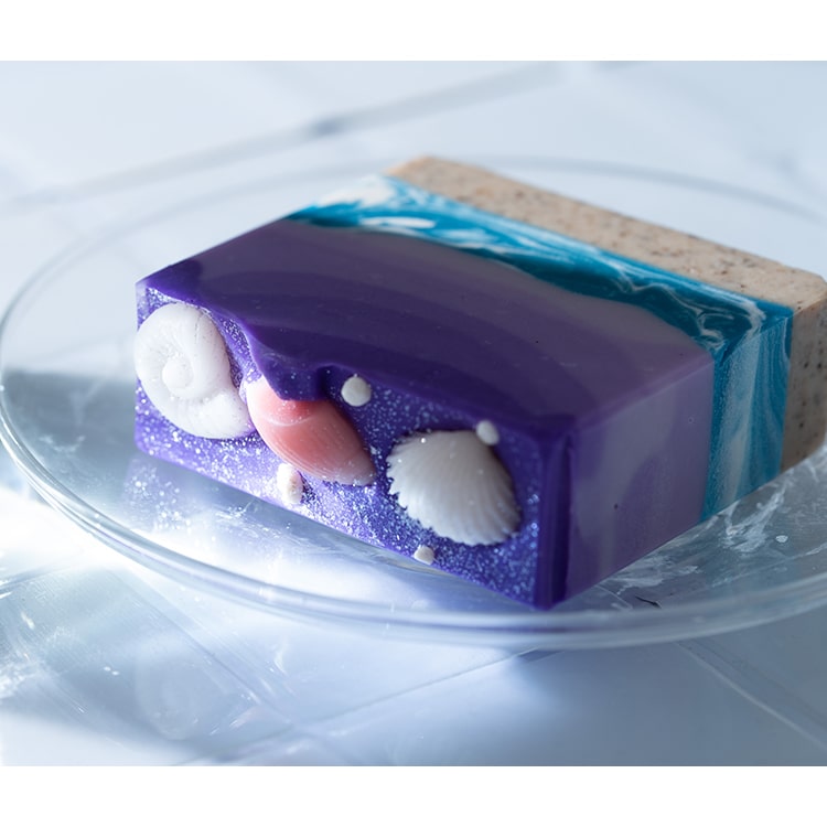 石鹸 固形 絵画 かわいい ギフト おしゃれ SHIKA サマーソープ 手作り