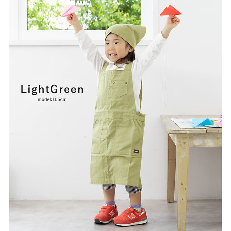 エプロン キッズ 男の子 女の子 三角巾 セット 子ども 子供用 かぶる