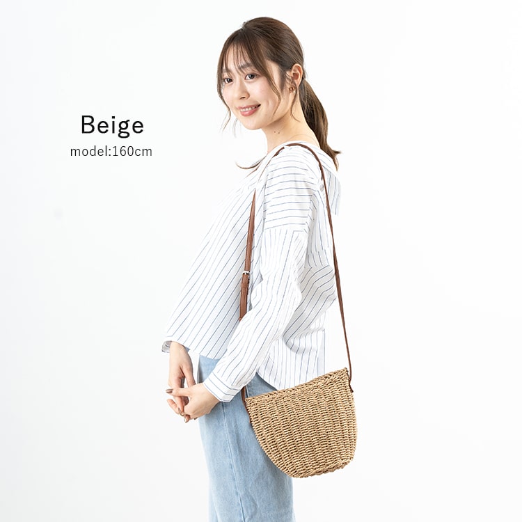 かごバッグ ショルダー レディース 斜め掛け 小さめ おしゃれ