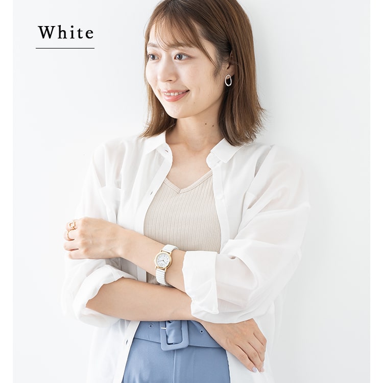 腕時計 レディース 10気圧防水 電池長持ち じゃばら 大人 かわいい