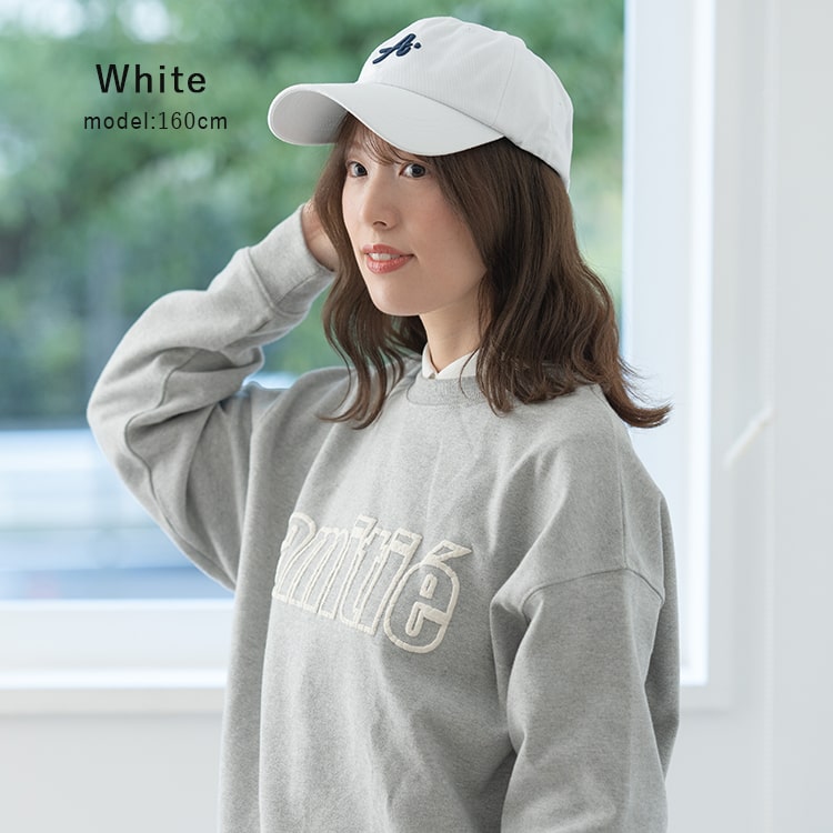 帽子 キャップ レディース Aロゴ おしゃれ かわいい 深め コットン 綿 アルファベット 紫外線対策 日焼け防止 サイズ調節 ブランド シンプル ベーシック つば長い 小顔効果 ベースボールキャップ 春 夏 秋