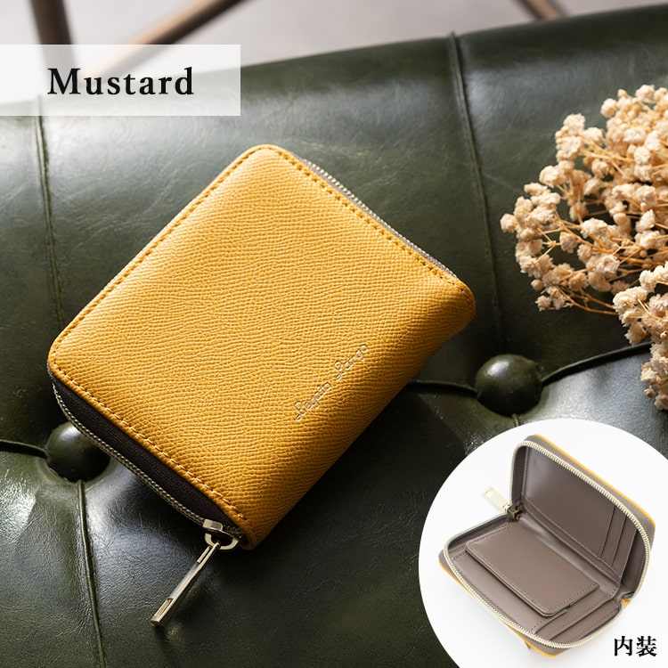 財布 レディース 二つ折 ブランド Legato Largo レガートラルゴ かわいい おしゃれ ツートーン ラウンドファスナー  コンパクト ボックス型 小銭入れ 小さめ ミニ財布 プレゼント 母の日 ギフト