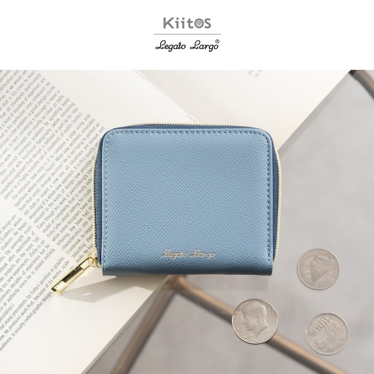 財布 レディース 二つ折 ブランド Legato Largo レガートラルゴ かわいい おしゃれ ツートーン ラウンドファスナー  コンパクト ボックス型 小銭入れ 小さめ ミニ財布 プレゼント 母の日 ギフト