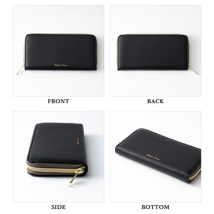 財布 レディース 長財布 ブランド Legato Largo レガートラルゴ ラウンドファスナー かわいい おしゃれ ツートーン シンプル 小銭入れ 大容量 カード プレゼント 母の日 ギフト