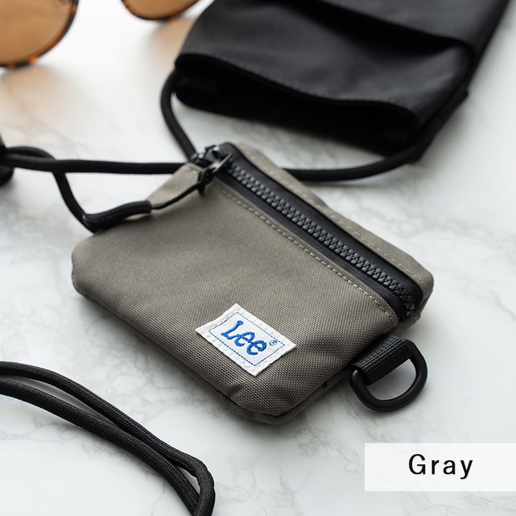 小銭入れ パスケース 定期入れ レディース メンズ ブランド Lee リー コインポーチ コインケース ミニ財布 撥水 コンパクト 小さめ おしゃれ かわいい コーデュラナイロン リサイクル素材 男女兼用 プレゼント ギフト