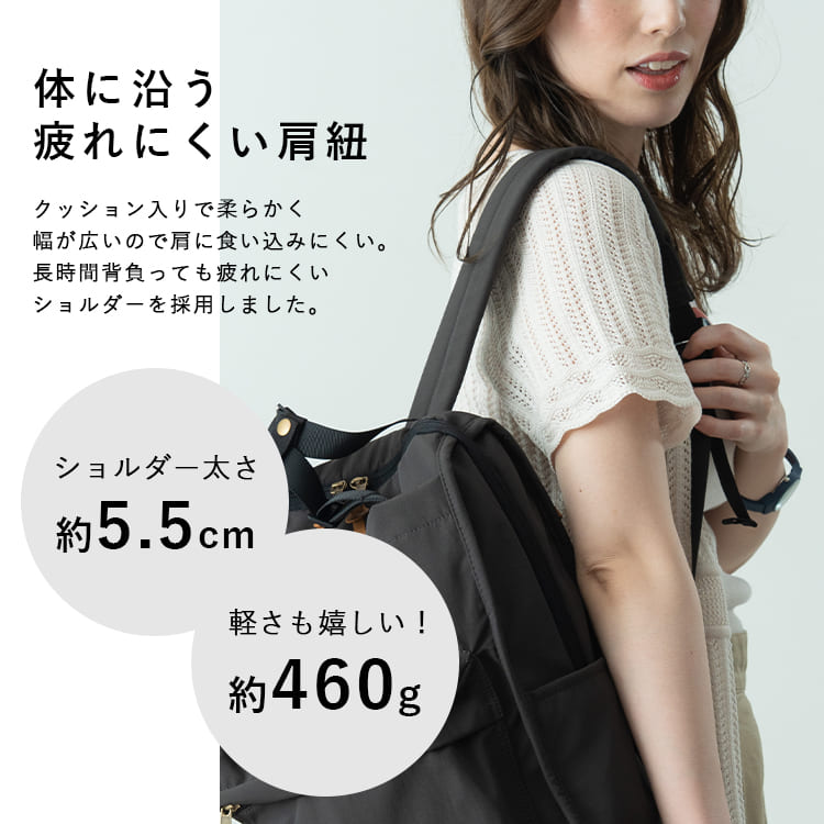 リュック レディース ブランド キッピス kippis 大容量 大きめ a4 軽量