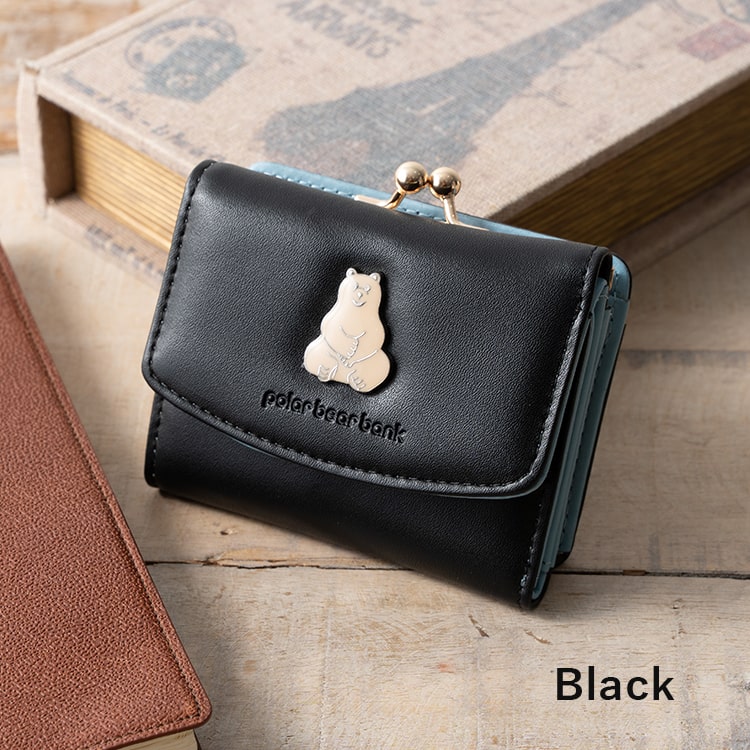 財布 レディース ブランド ポーラーベアーバンク polar bear bank 三つ折り がま口 ミニ財布 使いやすい かわいい おしゃれ コンパクト 小さい 北欧 学生 仕事 女性 バレンタイン プレゼント ギフト メール便送料無料