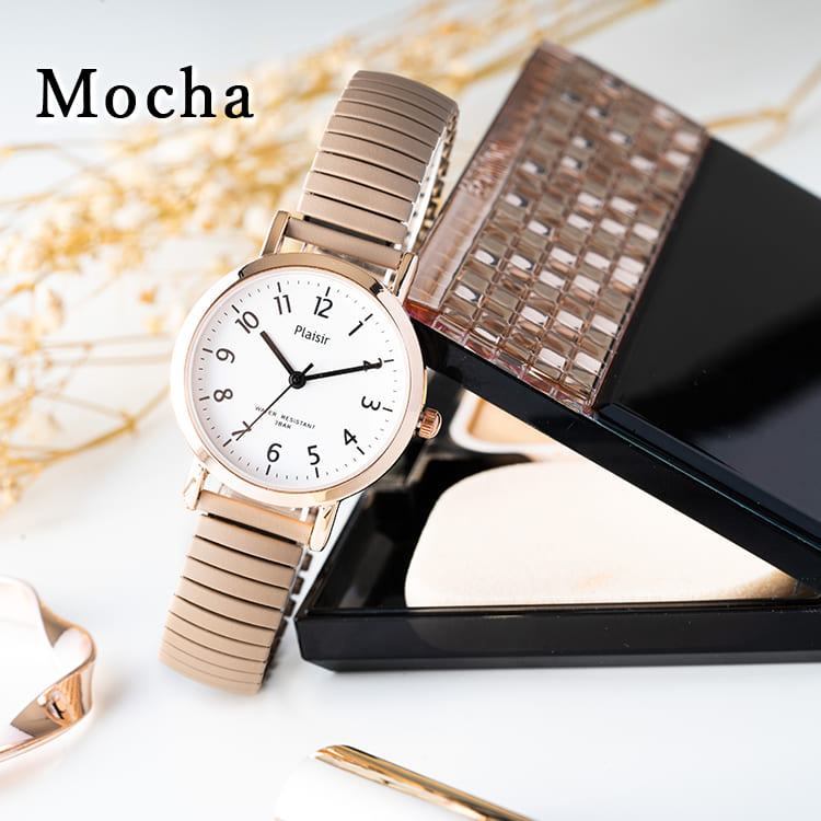 腕時計 レディース 細じゃばら 痛くない 3気圧防水 ニッケルフリー