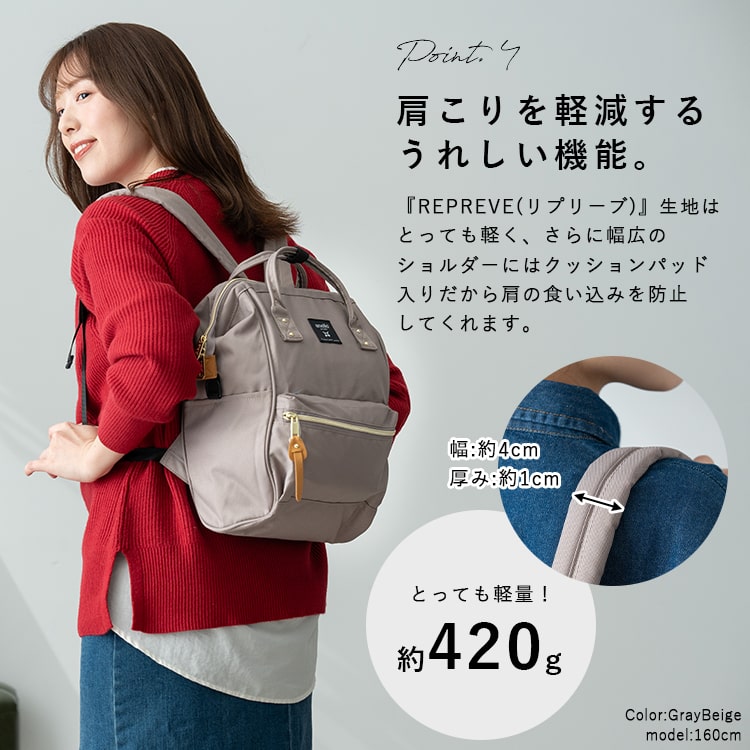 リュック レディース ブランド アネロ anello a4 通勤 通学 大容量 撥