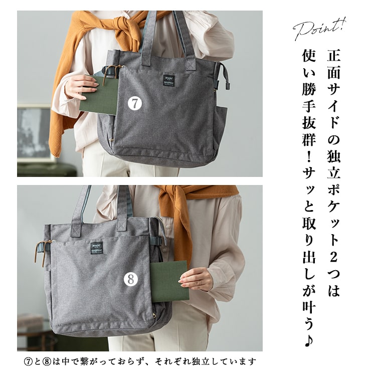 トートバッグ レディース ブランド アネロ anello a4 10ポケット 大きめ 通勤 通学 ファスナー付き 自立 大容量 軽量 旅行 ジム 20l チャック 学生 おしゃれ かわいい 肩掛け 仕切り マザーズバッグ ポケット 多い プレゼント ギフト