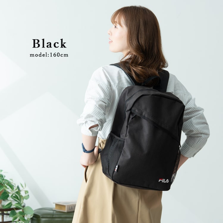 リュック レディース ブランド フィラ FILA 大容量 大きめ a4 通勤 通学 学生 自立 旅行 軽量 メッシュポケット アウトドア カジュアル 登山 メンズ プレゼント ギフト