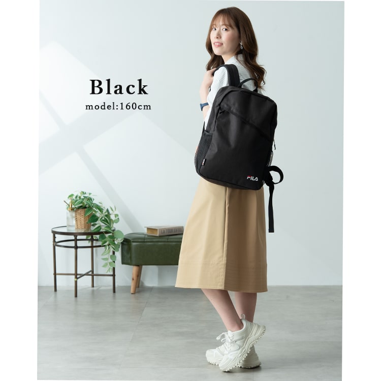 リュック レディース ブランド フィラ FILA 大容量 大きめ a4 通勤 通学 学生 自立 旅行 軽量 メッシュポケット アウトドア カジュアル 登山 メンズ プレゼント ギフト