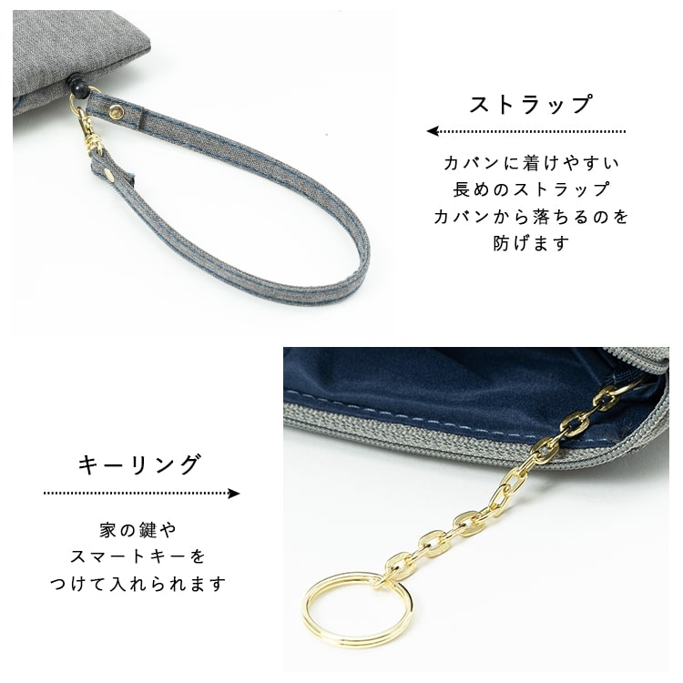 パスケース 定期入れ リール付き レディース anello アネロ 撥水