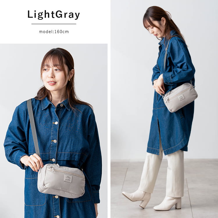 ショルダーバッグ レディース 小さめ ブランド アネロ anello 斜め掛け おしゃれ 大人 かわいい 2層 軽量 撥水 2way ポーチ 化粧ポーチ メイクポーチ コスメ ミニショルダーバッグ ペットボトル ファスナー付き 上品 通勤 通学 プレゼント ギフト