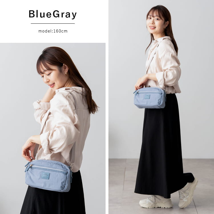 ショルダーバッグ レディース 小さめ ブランド アネロ anello 斜め掛け おしゃれ 大人 かわいい 2層 軽量 撥水 2way ポーチ 化粧ポーチ メイクポーチ コスメ ミニショルダーバッグ ペットボトル ファスナー付き 上品 通勤 通学 プレゼント ギフト