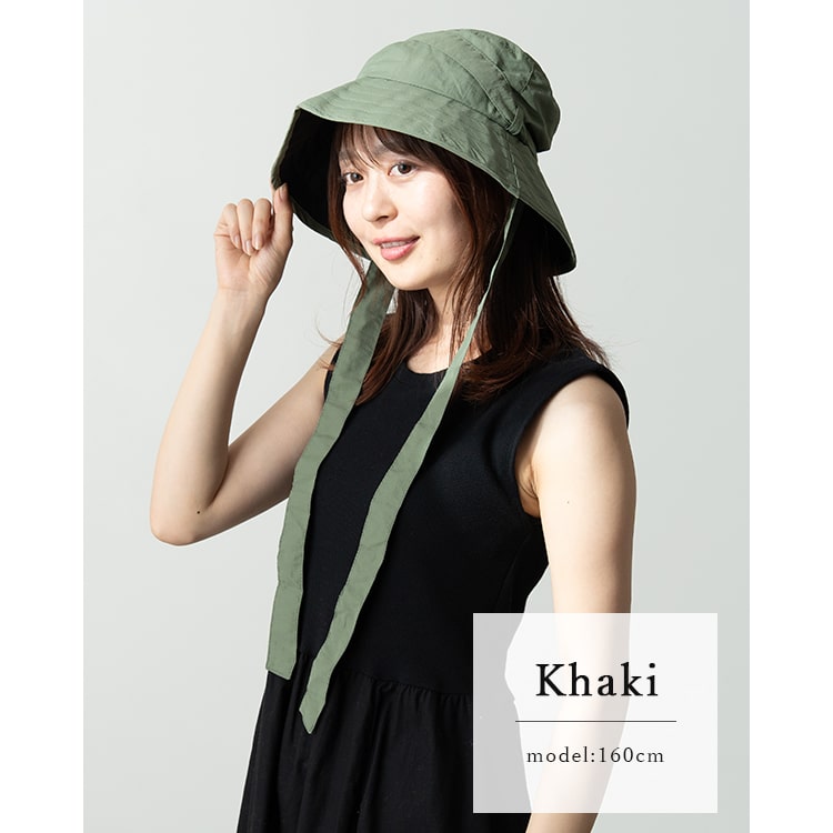 帽子 レディース ハット リボン uvカット 撥水 接触冷感 おしゃれ かわいい 深め サイズ調節 洗える 洗濯 ワイヤー入り 裏メッシュ 軽量 日焼け防止 自転車 コンパクト ナイロン 春 夏 秋 プレゼント ギフト