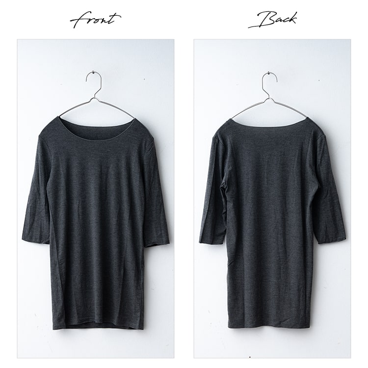 インナー レディース 5分袖 tシャツ カットソー トップス 体にしなやかフィット 柔らか カットソー シンプル 無地 おしゃれ きれい オフィス uネック 光沢 レーヨン