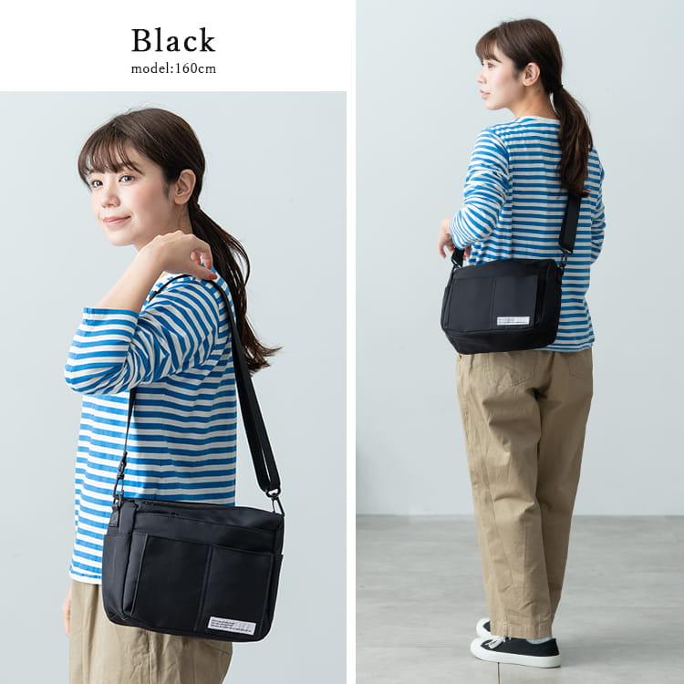 ショルダーバッグ レディース 斜め掛け 大人 軽量 撥水 7ポケット 多機能 a5 大きめ 大容量 ファスナー付き 自立 通勤 通学 旅行 かわいい おしゃれ 仕事 学生 ペットボトル 犬 散歩バッグ マチ広 ポケット多め プレゼント ギフト