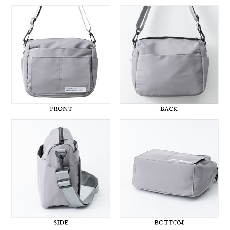 ショルダーバッグ レディース 斜め掛け 大人 軽量 撥水 7ポケット 多機能 a5 大きめ 大容量 ファスナー付き 自立 通勤 通学 旅行 かわいい おしゃれ 仕事 学生 ペットボトル 犬 散歩バッグ マチ広 ポケット多め プレゼント ギフト