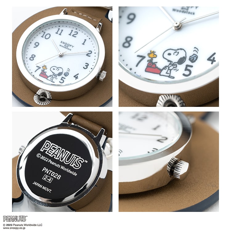 懐中時計 スヌーピー SNOOPY ブランド ストラップ ルーペ付き 虫眼鏡