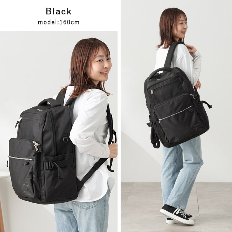 リュック レディース メンズ ブランド アネロ anello a4 大容量 撥水 通学 通勤 多機能 ビジネス pc 13インチ 35l 背面ポケット 黒 ポケット 多い シンプル おしゃれ かわいい 旅行 ジム 学生 キャリーオン