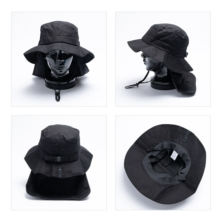 帽子 レディース uvカット アドベンチャーハット 冷感 涼しい 保冷剤3個付き 遮熱 遮光率99％以上 麻 リネン混 たれ付き つば広 サイズ調整可 洗える あご紐 暑さ対策 首 日よけ アウトドア 登山 自転車 春 夏 プレゼント ギフト