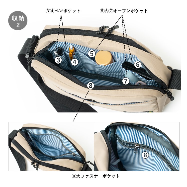 ショルダーバッグ レディース 斜め掛け スカンジナビアン