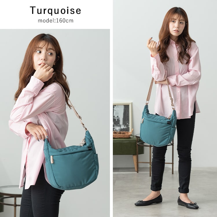 ショルダーバッグ レディース 斜め掛け 大人 かわいい おしゃれ 撥水 軽量 ナイロン a5 10ポケット 大きめ ペットボトル 通勤 通学 ファスナー付き 犬 散歩 上品 20代 30代 40代 50代 プレゼント ギフト