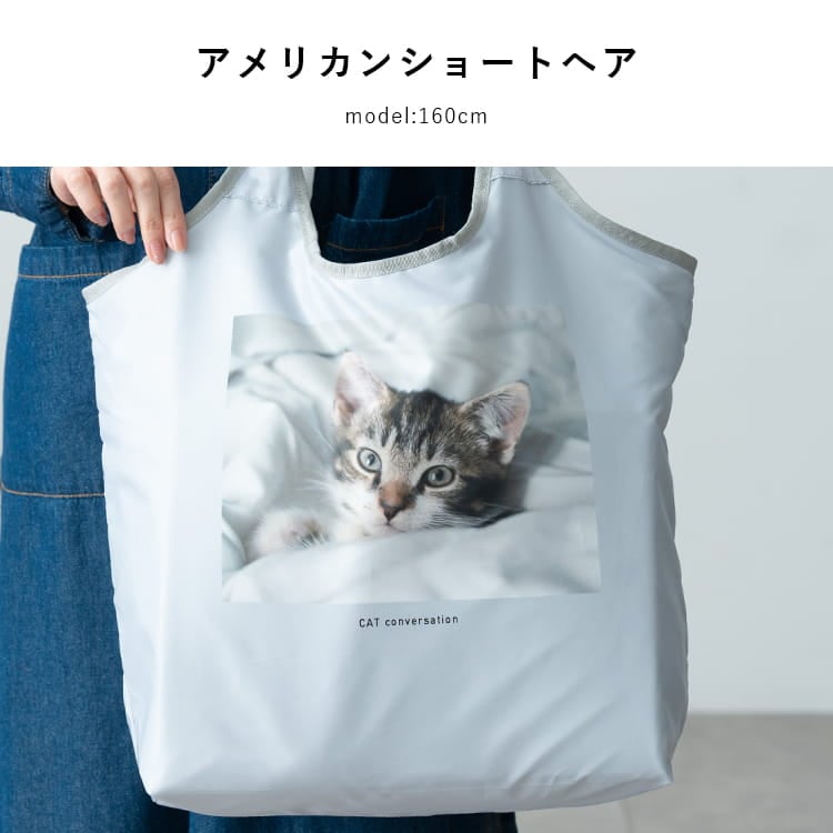 エコバッグ 保冷 保温 洗える 折りたたみ コンパクト 保冷バッグ 猫 ネコ 大容量 a4 コンビニバッグ マチ広 かわいい おしゃれ 軽いアルミシート ファスナー付き ナイロン ゴムバンド ギフト プレゼント