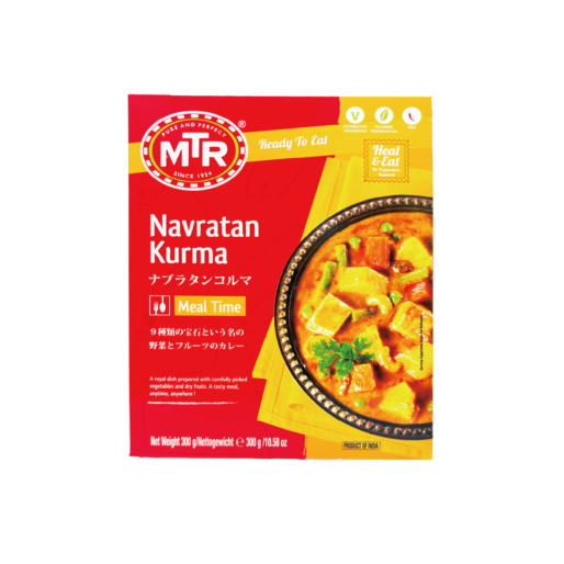 MTR ナブラタンコルマ 1袋300g（2人前）Navratan Kurma レトルトカレー【即日発送は午前9:30】
