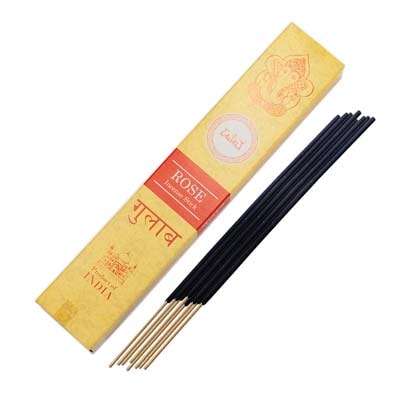 インドのお香 ローズ 20本入り 1箱 Incense rose メール便