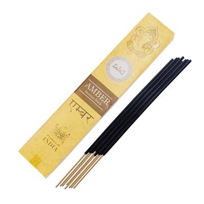 インドのお香 アンバー 20本入り 1箱 Incense amber メール便