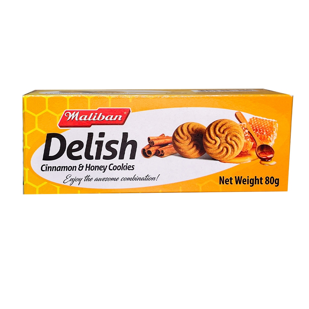 DELISH シナモン＆ハニークッキー 80g cinnamon honey cookie 