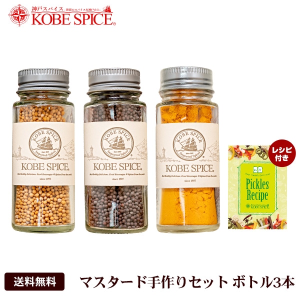マスタード手作りセット ボトル 30g×3本 送料無料