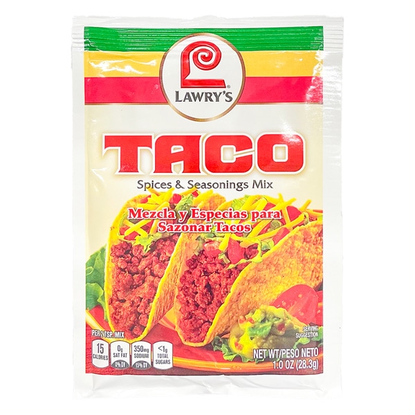 ロウリーズ タコミックス 28g LAWRYS Tacos Seasoning Mix