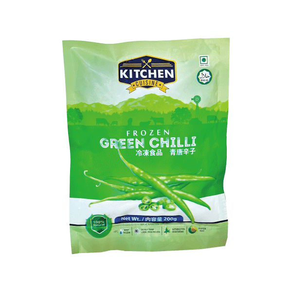 グリーンチリ 200g Frozen Green Chili 冷凍便