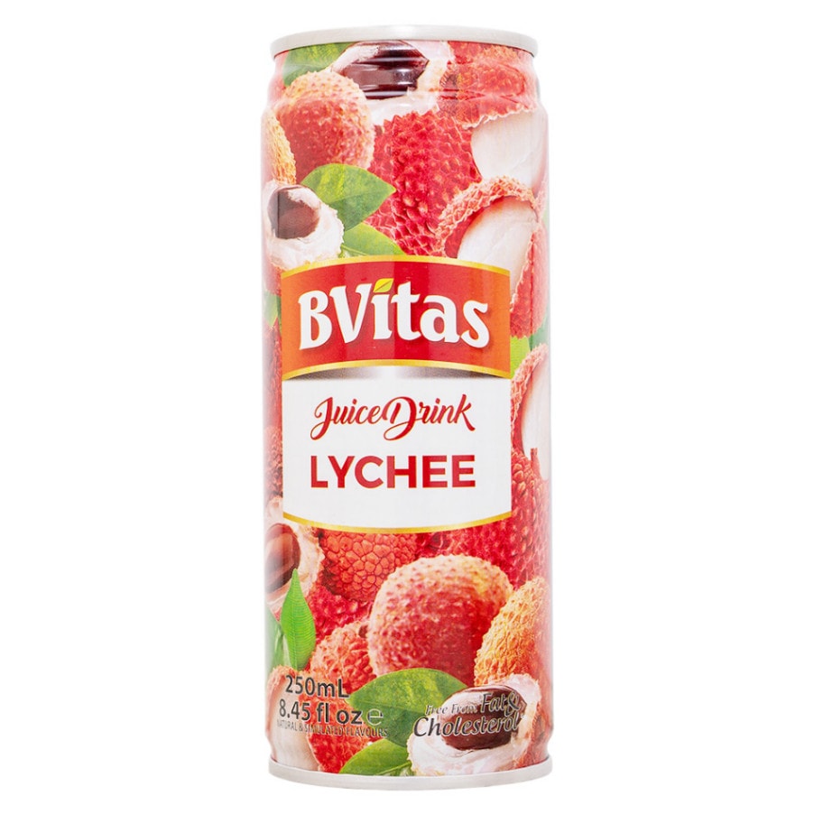 BVitas ライチジュース 250ml 1本 Lychee juice 缶