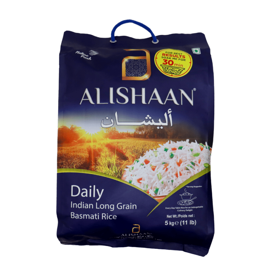 バスマティライス ALISHAAN Daily 5kg Basmati Rice