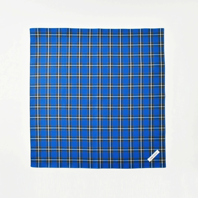 DOUBLE RL SUPPLY バンダナ ネイビー チェック ドット3枚セット DOUBLE