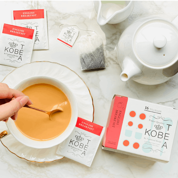 生紅茶イングリッシュブレックファスト 16P |ティーバッグ | 神戸紅茶