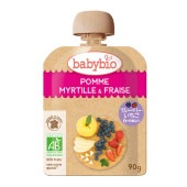ミトク　babybio スムージー　アップル・ブルーベリー・ストロベリー　90g・1袋