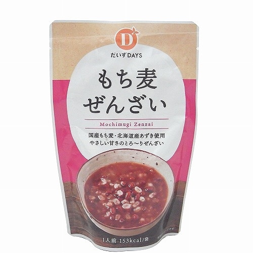 もち麦ぜんざい 140g・1袋