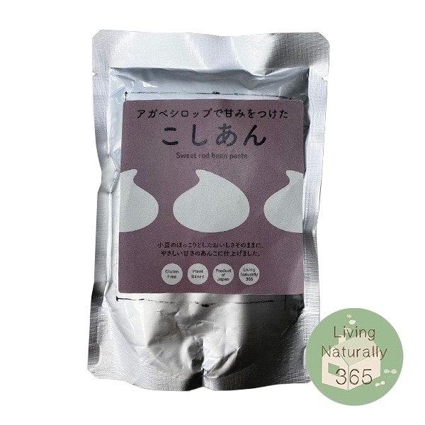 こだわりやオリジナル アガベシロップで甘みをつけたこしあん 200g