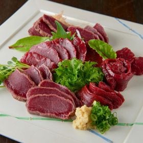 国産馬刺し赤身・タタキセット